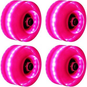 4 Roues Lumineuses Pour Double Rangée Et Patins À Roulettes Clignotants - Neuf