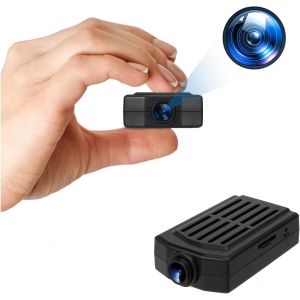 Mini Caméra Espion, Caméra Cachée 1080P avec Enregistrement Vidéo et Audio, Détection de Mouvement, 3 Heures d'Autonomie de Batterie, 32 GB, sans Wi-FI - Neuf