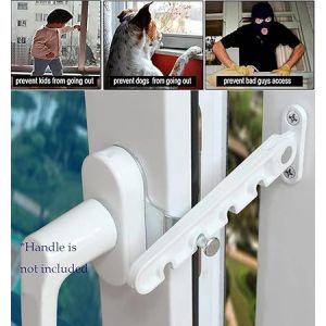 Entreb&acirc;illeur de fen&ecirc;tre &agrave; battant, verrou de s&eacute;curit&eacute; versez b&eacute;b&eacute;, verrou anti-pincement, entreb&acirc;illeur de ventilation de fen&ecirc;tre, ouverture vers l'ext&eacute;rieur verser fen&ecirc;tre PVC, bois et aluminium - Neuf