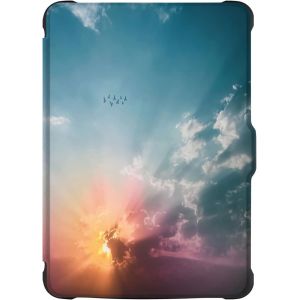 Coque Kobo Clara Hd 2018 Etui Cuir Silicone Flip 360&deg; Automatique Veille Ou R&eacute;veil Magn&eacute;tique Case Airbag Antichoc Design Unique Belle Etanche Housse Pour Kobo Clara 2018 Hd &Eacute;cran 6"" (6) - Neuf
