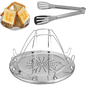 Grille-Pain De Camping Pour Réchauds À Gaz 4 Tranches Toast Plateau Toast Rack Grille De Grille-Pain Pliable Pour Le Pique-Nique De La Cuisinière À Gaz En Plein Air En Famille - Neuf