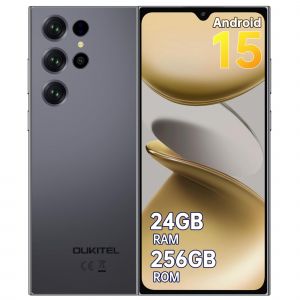 OUKITEL C61 Pro 4G Téléphone Portable,24Go+256Go NOIR - Neuf