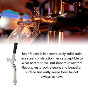 Robinet De Bière En Acier Inoxydable Pression Robinet De Fût De Bière Ob - Neuf