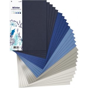 25x Créatif Hiver A4 210 X 297 Mm 5 Couleurs Assorties Multicolore Set De Cartes Carton À Dessin Coloré Pour Diy Loisirs Créatifs Cartes De Voeux Scrapbooking - Neuf