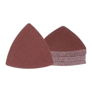30 Feuilles De Papier De Verre Pour Ponceuse À Souris - [150 Grains, 3-1/8""] Feuilles Ponçage Triangulaires À Fixation Magique Assorties | Papier De Verre À L'oxyde D'aluminium - Neuf