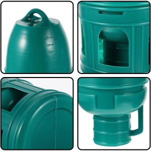 Abreuvoir Automatique Pour Oiseaux 3l Pour Pigeons Poules Canards Perroquets Vert Plastique Robuste - Neuf