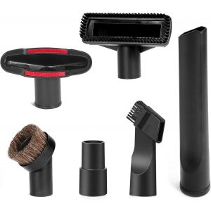 Lot De 6 Accessoires Pour Aspirateur, Calibre 32-35 Mm, Accessoires Pour Aspirateur Henry Shark Hoover, Kit De Nettoyage, Adaptateurs De Tuyau D'Aspirateur Universels, Brosse En Cr[SSE7115445] - Neuf