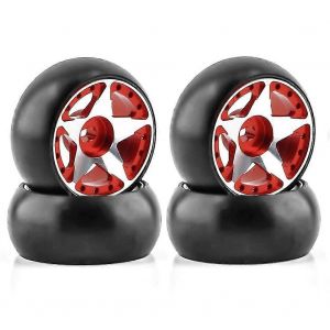 Pneu de d&eacute;rive en plastique dur avec jante en m&eacute;tal pour 284131 K969 K989 Mini-z 1/28 Rc Car Upgrades - Neuf