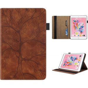 Coque pour iPad 9,7 Pouces 2018/2017 6&iquest;&iquest; 5&iquest;&iquest; G&iquest;&iquest;n&iquest;&iquest;ration, Veille/R&iquest;&iquest;veil Automatique Housse de Protection iPad 9,7 Support Fonction Smart Cover &iquest;&iquest; Rabat Tablette ?tui iPad Air/Air 2, Brun - Neuf