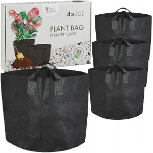 ERYI-Kit De Jardinières 20 L : Semis De Pommes De Terre - Pot De Balcon Et De Rempotage 4X20 L - Jardinière D'Extérieur 20 L - Neuf