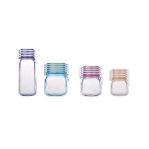 Ensemble De 20 Sacs Herm&eacute;tiques R&eacute;utilisables De Tailles Diff&eacute;rentes, Compatibles Avec Les Bocaux Mason. - Neuf