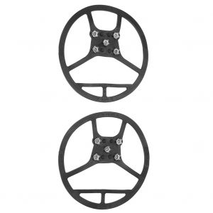 1 Paire/2 Pieces De Crampons Antiderapants A 5 Dents Pour La Neige Et La Glace, Noirs - Neuf