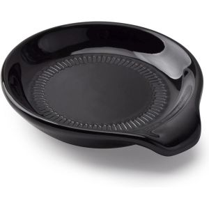 Kal-Repose Cuillère Cuisine Ceramique,Repose Ustensiles De Cuisine Petite Multifonction Pour Cuillère À Café Spatule,Porte-Cuillère Rangement Porcelaine Vintage Résistant À La Chaleur(Noir) - Neuf