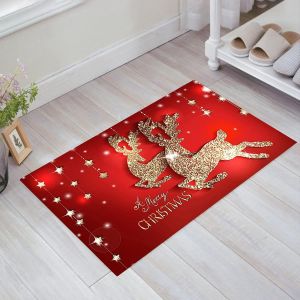 60cmx40cm&iquest;De No&euml;l Tapis De Sol,D&eacute;coration De No&euml;l Tapis De,Tapis De Bain Santa Claus Tapis,De No&euml;l Motif De Non-Glissement De Porte Tapis De,No&euml;l &Agrave; Imprimer Rev&ecirc;tement De Sol Non Glissant, - Neuf