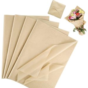 100 Feuilles Papier De Soie Emballage,50x35cm Feuille D'emballage,Papier De Soie Emballage Colis,Tissue Paper,Papier De Soie,Papier De Soie Emballage Métallique,Pour Mariage,Anniversaire,Fête Décor - Neuf