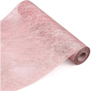 Moiuy-30cm X 20m Chemin De Table En Tissu Non Tissé Décoratif Or Rose Métallisé Ruban De Table Mariage Communion Pour Mariage Communion Saint Valentin Anniversaire Baby Shower Décoration Festive - Neuf