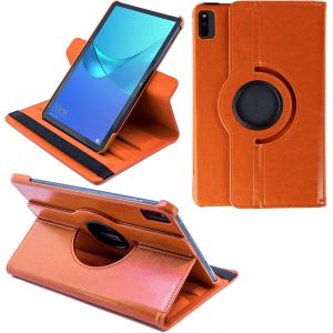 KAL-&reg; 2.0 Etui Pour Huawei Matepad (10.4") Coque De Protection Rotation 360&deg; Smart Housse Cover Case Stand Auto R&eacute;veil/Sommeil | Orange - Neuf