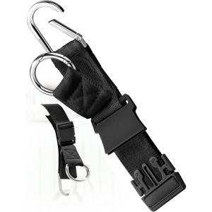 JGD-Sangle Valise Extensible, Sangle de Fixation en Nylon Haute Qualit&eacute; avec Boucle Automatique, Accessoires de Voyage pour Sacs, Valises et Bagages - Neuf