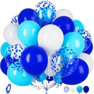 30 Piezas Globos Oro Blanco Y Plata, 12 Pulgadas Globos Plata Dorados Cromado Metalizados Confeti Globo Cinta Para Niñas Niños Cumpleaños Boda Baby Shower Bautismo Aniversario Fiesta Decoración - Neuf