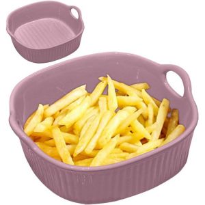 Kalanka-Plat À Gratin Carré En Céramique - 18,5 X 17 Cm - 650 Ml - Plat Carré Avec Poignée - Résistant Aux Rayures Et Aux Coupures - Pour Lasagnes, Tiramisu, Ragoûts, Friteuses, Accessoires De - Neuf