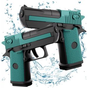 Kal-2 Pi&egrave;ces Mini Pistolets &Agrave; Eau,Petit Pistolet &Agrave; Eau Pistolet Jouet,Pistolet &Agrave; Eau En Plastique Pour Enfants,Jouet Pistolet &Agrave; Eau Pour Enfants,Cadeau Optimal Et Accessoires De Piscine - Neuf