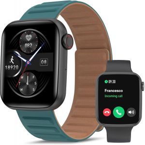 Kal-Gm1 Montre Connectée 2024 Avec Appel Et Whatsapp 128mb Mp3 Haut-Parleur Intégré Assistant Vocal/28 Sportifs /Spo2 Infrarouge/Fréquence Cardiaque/ Ip68 Étanche Ios/Android (Gris Foncé) - Neuf