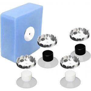 Pack de Porte-Savon Aimanté avec Protection (4,Transparente) - Neuf