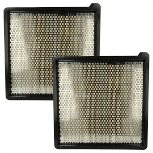 vhbw 2x filtre pliss&eacute; plat compatible avec K&auml;rcher KM 75/40 W P Classic, KM 75/40 W P autolaveuse, balayeuse - Filtre &agrave; air de rechange - Neuf