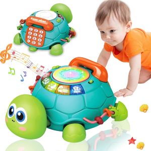 ERYI-Jouet Bebe 1 An Jouet Bebe 6-12 Mois Cadeau Jouet Enfant Bebe 1 2 3 Ans Avec Lumières/Sons D'Animaux/Numéro De Lettre De Téléphone Cadeau D'Anniversaire Pour 6 9 12 18 Mois - Neuf