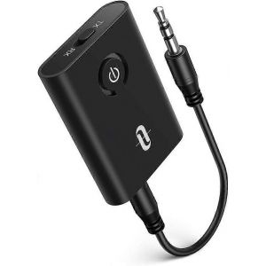 Émetteur/récepteur Bluetooth 5.0,adaptateur audio sans fil 2-en-1 TaoTronics 3,5 mm (aptX Low Latency - Neuf
