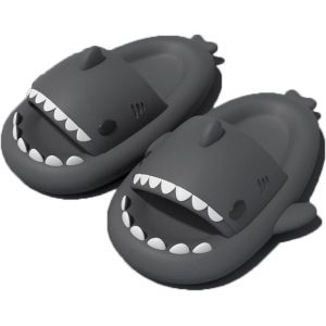 Maas-Claquettes De Requin Femme Homme Chaussons Tongs Sandales Femme Été Pantoufles De Douche Antidérapantes Confortables Chaussures De Plage Et Piscine Shark Slides Slippers - Neuf