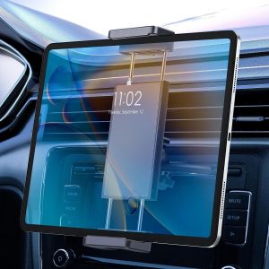 Support De Tablette De Voiture Pour Lecteur Cd, Universel Rotatif &Agrave; 360&deg; Pour Appareils De 4 &Agrave; 15 Pouces, Noir - Neuf