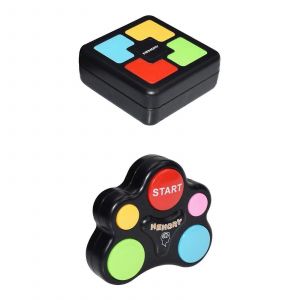 2x Jeu De M&eacute;moire De Poche Jouet R&eacute;p&eacute;ter S&eacute;quence Sonore Lumineuse Se Souvenir - Neuf