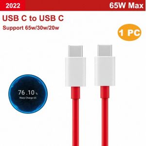 2 Pi&egrave;ces C&acirc;ble De Chargeur Oneplus 100w 80w 65w Cha&icirc;ne Supervooc Oneplus 13r 13 12 11 Nord 4 Ce4 Lite C&acirc;ble Usb Type C Cordon De Donn&eacute;es D'origine Usb C To C Cable 0.35m - Neuf