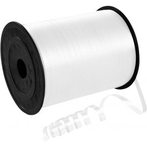 Kal-Ruban Pour Ficelle De Ballon,500 Yard Ruban Bolduc Lissepaquet Cadeau Blanc Rubans Curling Ballon Pour Décoratif Cadeau Accessoire De Décoration&bricolage Et Ballon Mariage Anniversaire Et Noël - Neuf