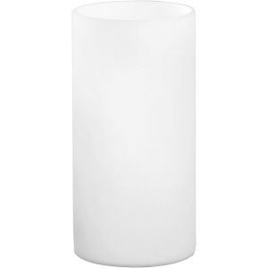 TIANYI-Lampe de chevet Geo, lampe de table minimaliste en verre opale mat, luminaire de salon blanc avec interrupteur, douille E14 - Neuf