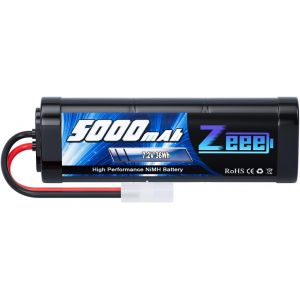 7,2V 5000Mah Nimh Batterie Rc Avec Prise Tamiya Pour Voiture Rc Camion Hpi Losi Kyosho Rc Hobby - Neuf