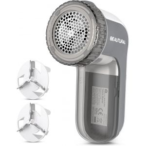 MEVRONISSHOP-BEAUTURAL Rasoir Anti Bouloche Portatif et Elimination Peluche Electrique avec Vitesses Ajustables, Retire Peluche et Bouloches Rapidement et Efficacement - Neuf