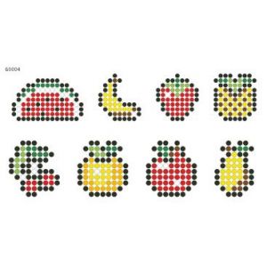 (Jeu De 8 Fruits) Kit Peinture De Diamant Pour Les Enfants De Peinture Par Numéros 5d Autocollants Diamant Arts Et De L'artisanat Pour Les Enfants - Neuf