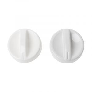 2pcs four à micro-ondes universel en plastique bobine bouton rotatif minuterie interrupteur de commande Nouveau - Neuf