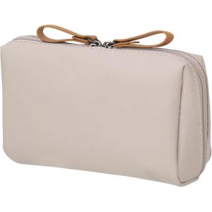 MAA-Petite Trousse de Maquillage de Voyage, Pochette Maquillage en Nylon, Imperméable Sac à Cosmétiques à Glissière, Mini pour Sac à Main Trousse de Toilette Organisateur pour Femme (Kaki) - Neuf