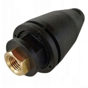 Buse turbo rotative pour nettoyeur haute pression, raccord rapide 1/4 pouce, construction en metal et plastique, nettoyage des surfaces exterieures - Neuf