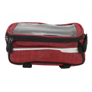 Tube supérieur Vélo Sac Résistant aux rayures Léger Vélo Avant Cadre Pochette Pour Téléphone Clés Gants Portefeuille - Neuf