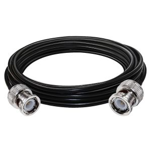 GUEB-Câble Bnc Rg58 Mâle À Mâle - Cavalier À Faible Perte 50 Ohms - 16,4Ft (5M) Coaxial D'Antenne Wifi Pour Radio Bidirectionnelle Cb - Neuf