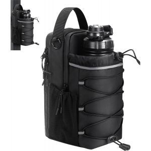 Ulteronixshop-TAKONE Sac de gym magn&eacute;tique, r&eacute;fl&eacute;chissant, en n&eacute;opr&egrave;ne, avec poche pour t&eacute;l&eacute;phone portable et bandouli&egrave;re r&eacute;glable, gadget de gym pour homme et femme - Neuf