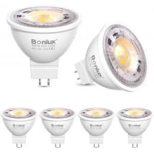KAL-Ampoule Led 12V Gu5.3, Ampoule Spot Led 12V Mr16 Nature Blanc 4000K 6W Equivalent À 50W 60W Ampoules Halogènes Spot Encastrable Led Pour Éclairage Sur Rail Encastré Non Dimmable Lot De 6 - Neuf
