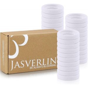Lot De 30 &Eacute;lastiques &Agrave; Cheveux &Eacute;pais En Coton Sans Couture &iquest; 6,1 Cm &iquest; Sans Dommages Et Antid&eacute;rapants &iquest; Doux Et Extensibles &iquest; Accessoires Pour Cheveux R&eacute;sistants Pour Queue De Cheval &iquest; Ne - Neuf