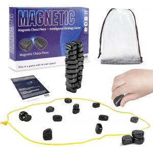 Eryi-Échecs À Effet Magnétique Jeu Décontracté 24pcs Pour Enfants Jeu De Société Interactif Aimant De Pensée Logique Vs. Jouet De Puzzle D'échecs (1) - Neuf
