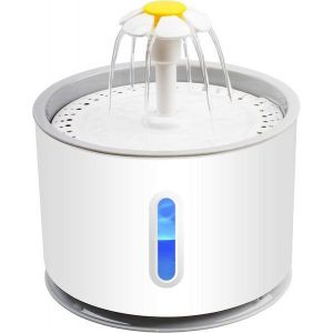Fontaine À Eau Automatique 2,4 L Pour Chats Et Chiens - Plusieurs Modes De Débit, Fonctionnement Silencieux, Filtration Avancée, Design Compact - Neuf