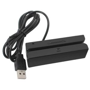 MSR90 USB Bande Magn&eacute;tique Lecteur de Carte Lecteur de Carte Stripe 3 Pistes Mini Swiper pour USB PC - Neuf